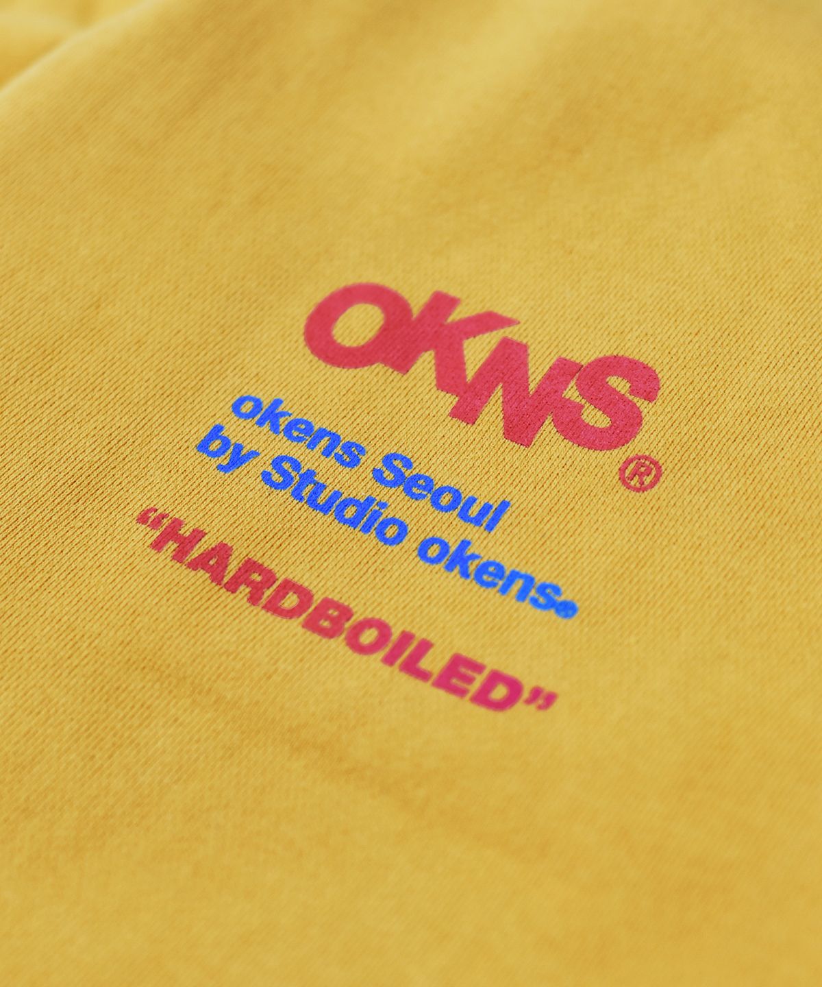 오켄스 서울(OKENS SEOUL) [Season 01 Drop no.01]시즌 바코드 크루넥 옐로우(2022)