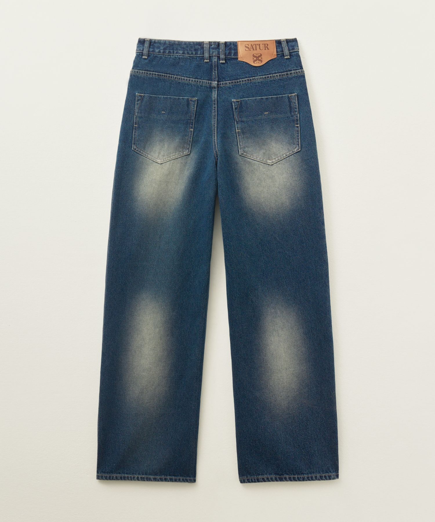 MUSINSA | SATUR Brooklyn Newtro Wide Washed Denim Pants