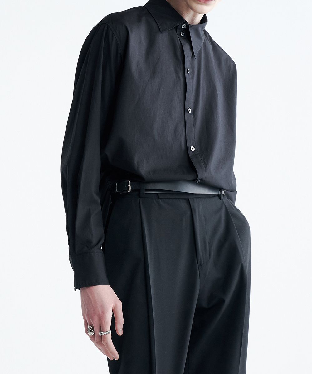 MUSINSA | NOIRER Gurkha Leather Belt (Black)