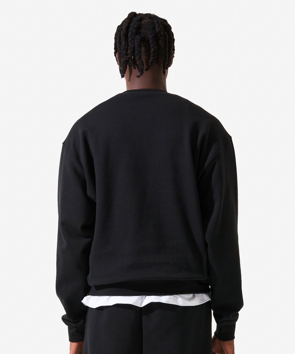 노이스스튜디오(NOICE STUDIO) 노이스 스튜디오 Potential 750 포켓 맨투맨 티셔츠 Pocket Sweatshirt - 블랙