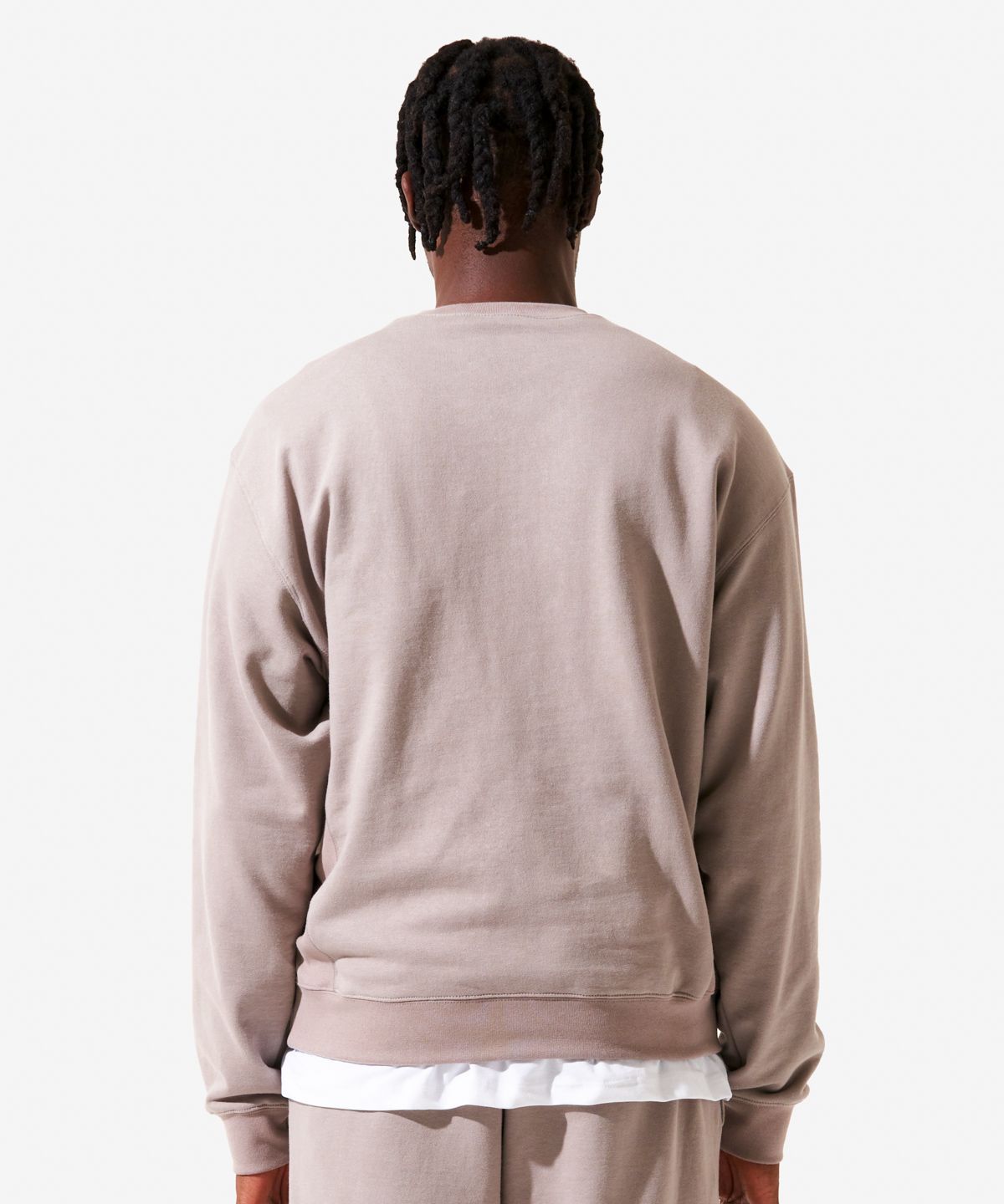 노이스스튜디오(NOICE STUDIO) 노이스 스튜디오 Potential 750 포켓 맨투맨 티셔츠 Pocket Sweatshirt - 타우페