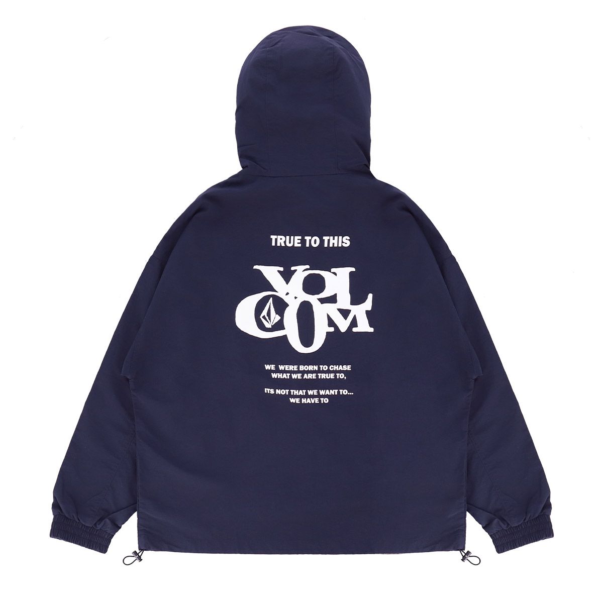 볼컴(VOLCOM) Breathable 더블지퍼 오버핏 후드자켓(네이비)