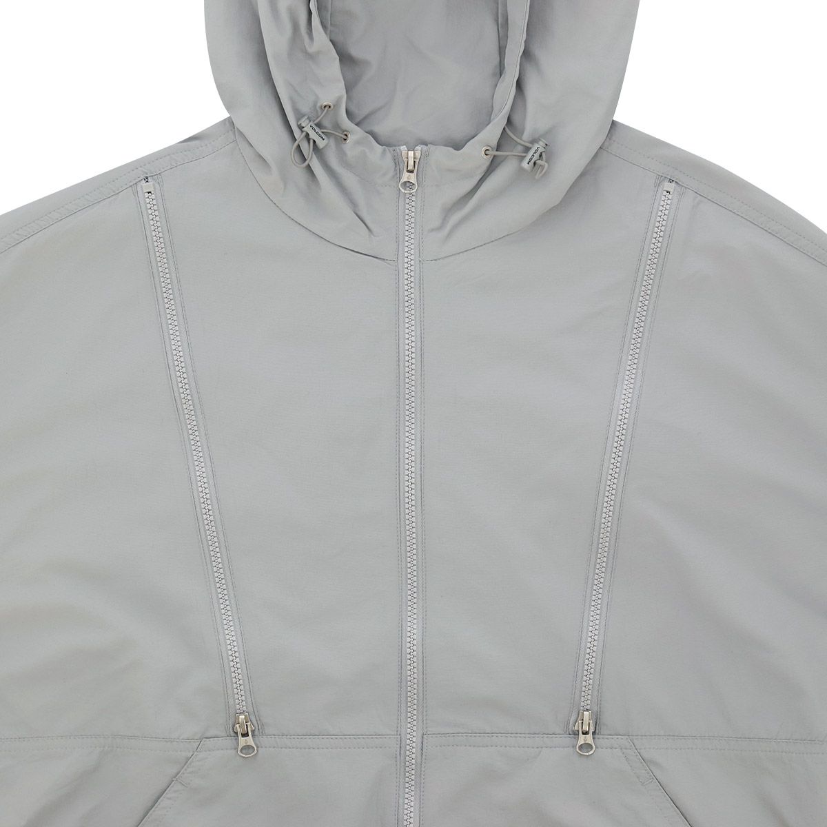 볼컴(VOLCOM) Breathable 더블지퍼 오버핏 후드자켓(라이트 그레이)