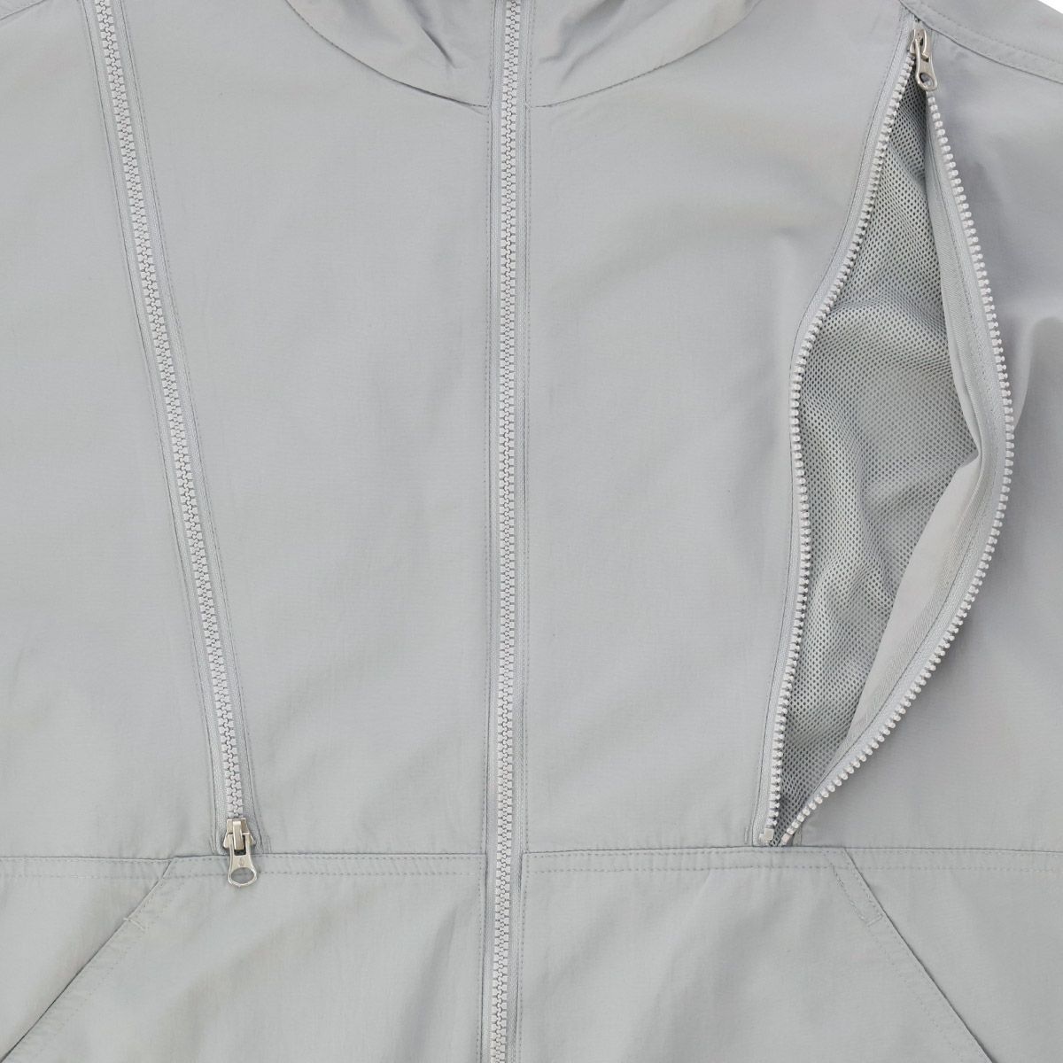 볼컴(VOLCOM) Breathable 더블지퍼 오버핏 후드자켓(라이트 그레이)