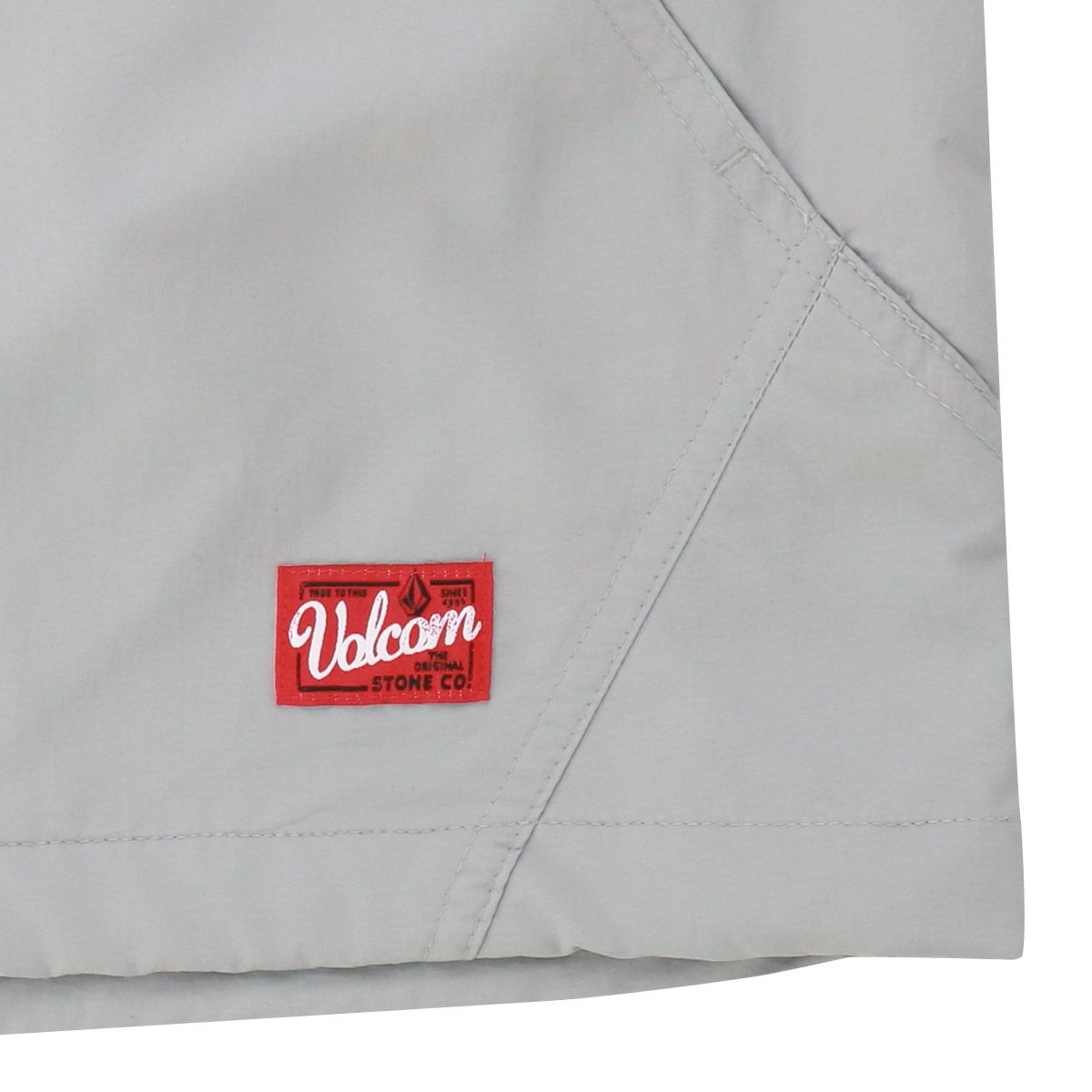 볼컴(VOLCOM) Breathable 더블지퍼 오버핏 후드자켓(라이트 그레이)