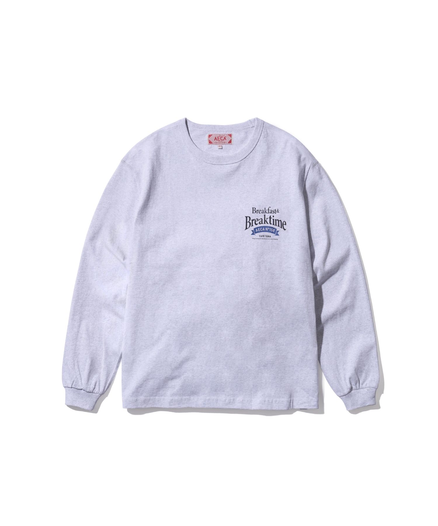 Tシャツ・カットソー AECA WHITE MORNING CAFE LONG SLEEVELIGHT GREY MUSINSA | AECA WHITE MORNING CAFE LONG SLEEVE-LIGHT GREY