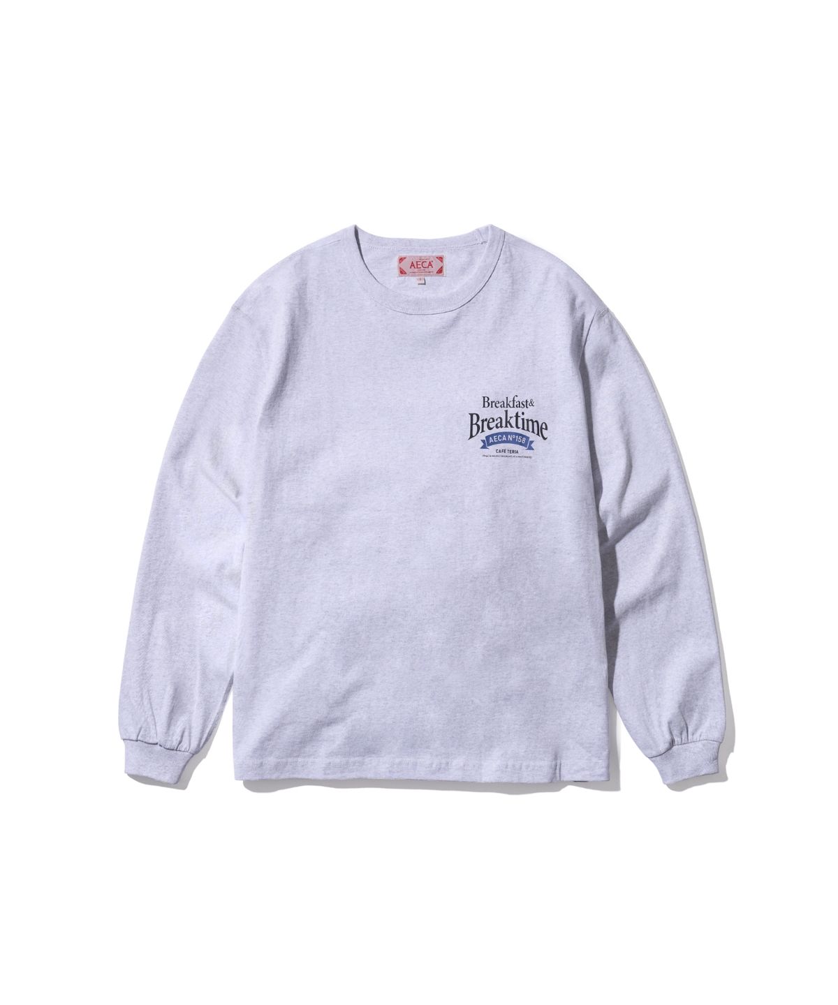 에이카화이트(AECA) MORNING CAFE LONG SLEEVE-LIGHT GREY