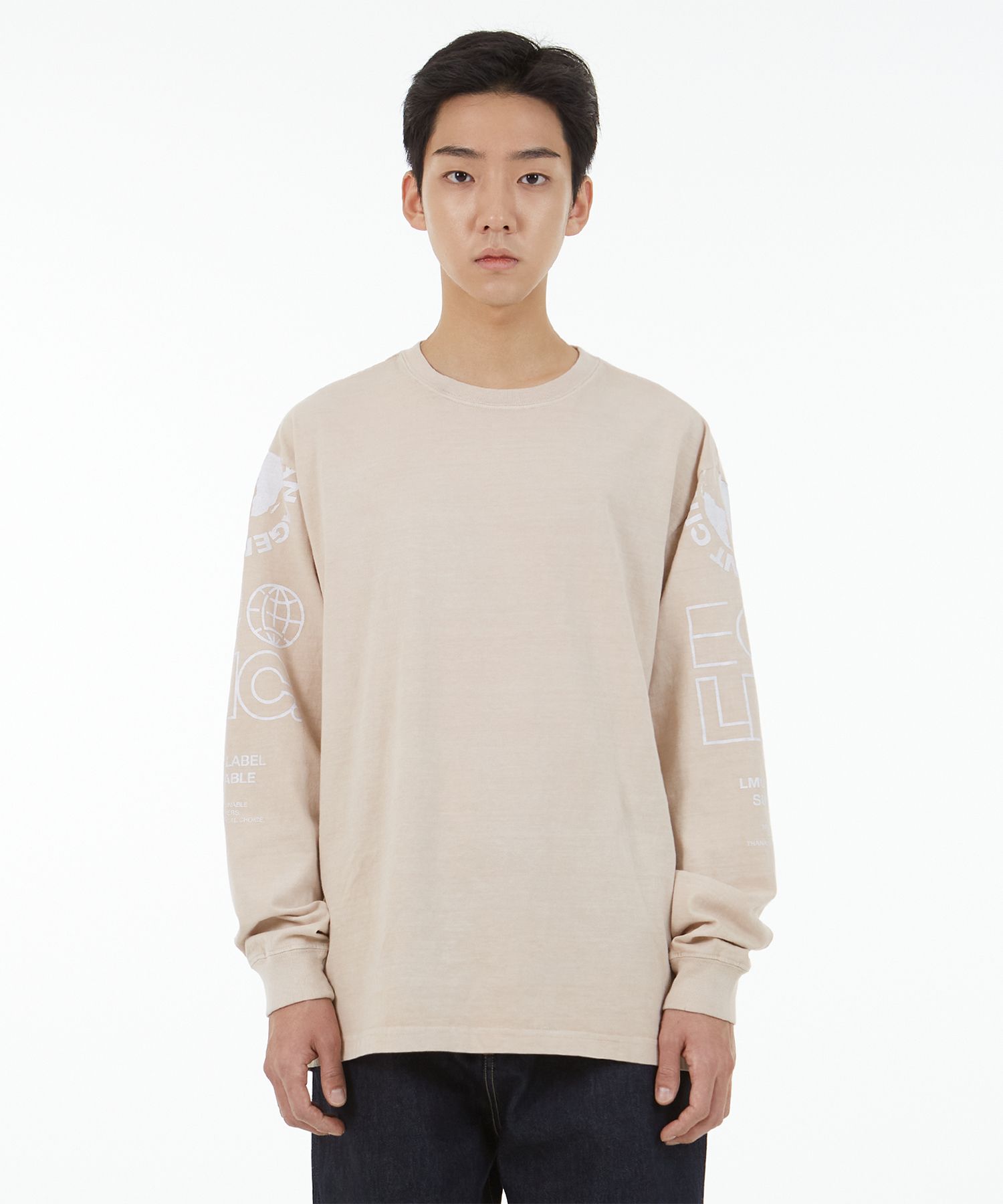 ★2022SS新作★LMC★ORGANIC DYED LONG SLV TEE MUSINSA | LMC LMC ORGANIC DYED LONG SLV TEE beige