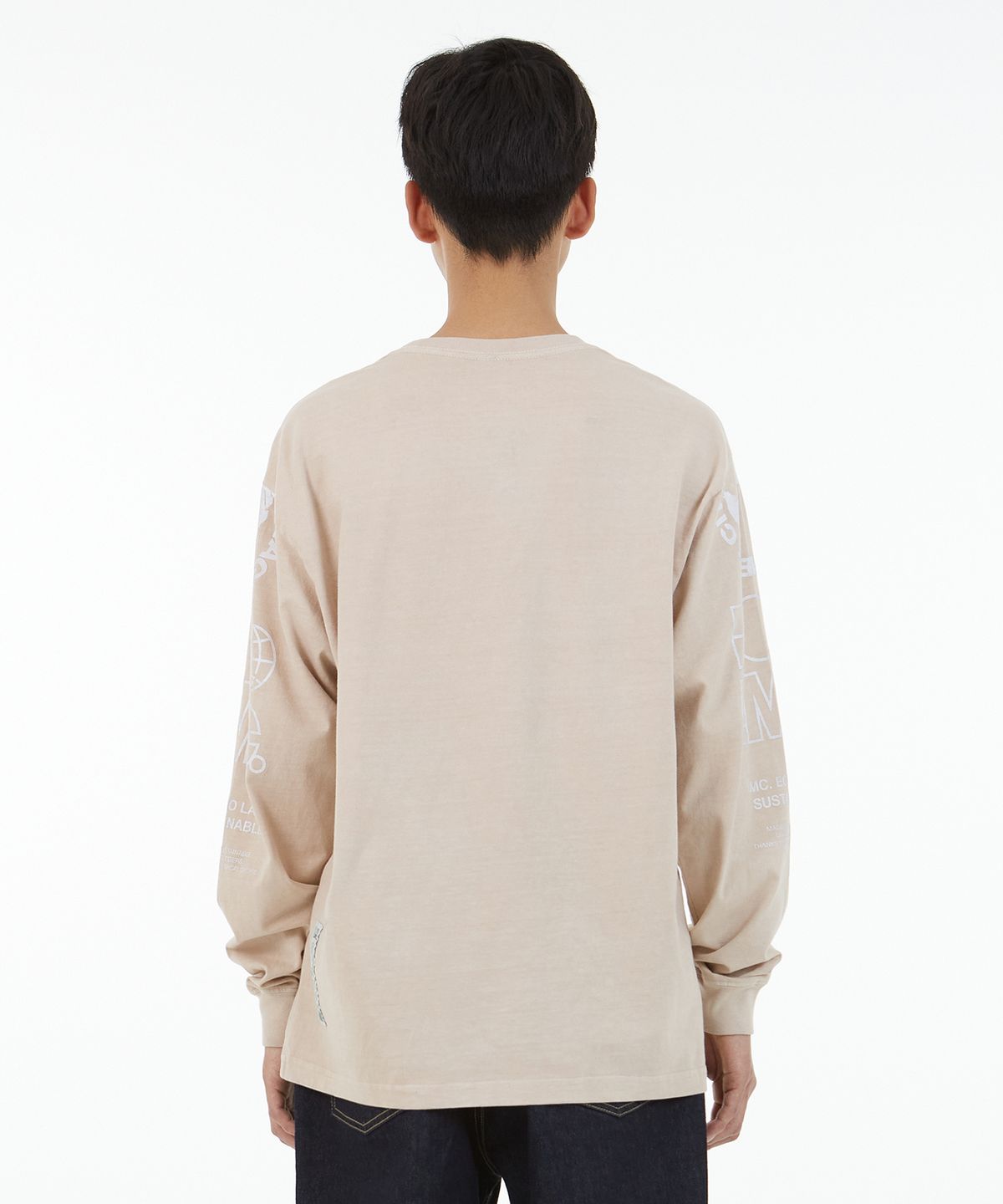 엘엠씨(LMC) LMC ORGANIC DYED LONG SLV TEE beige