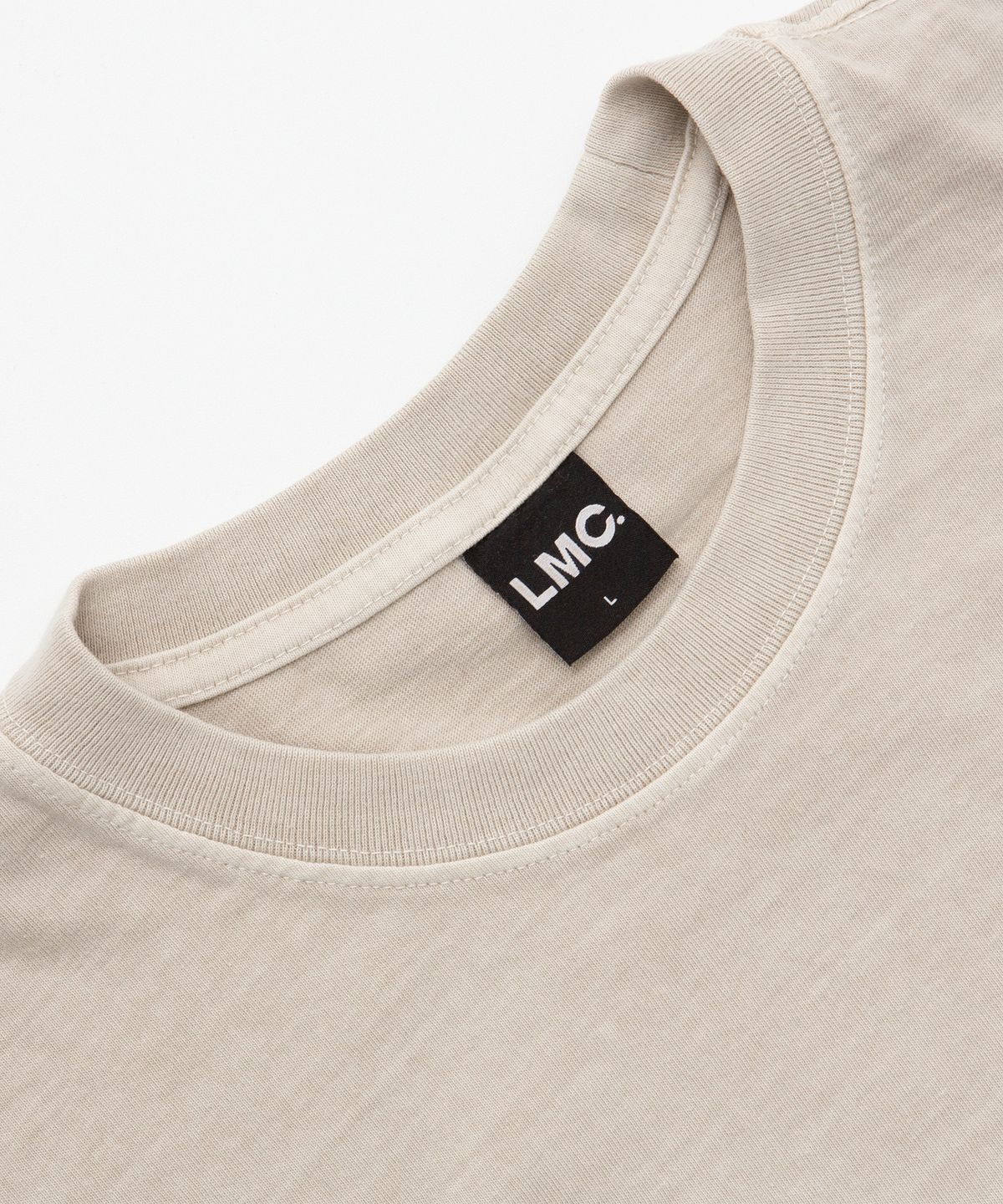 엘엠씨(LMC) LMC ORGANIC DYED LONG SLV TEE beige