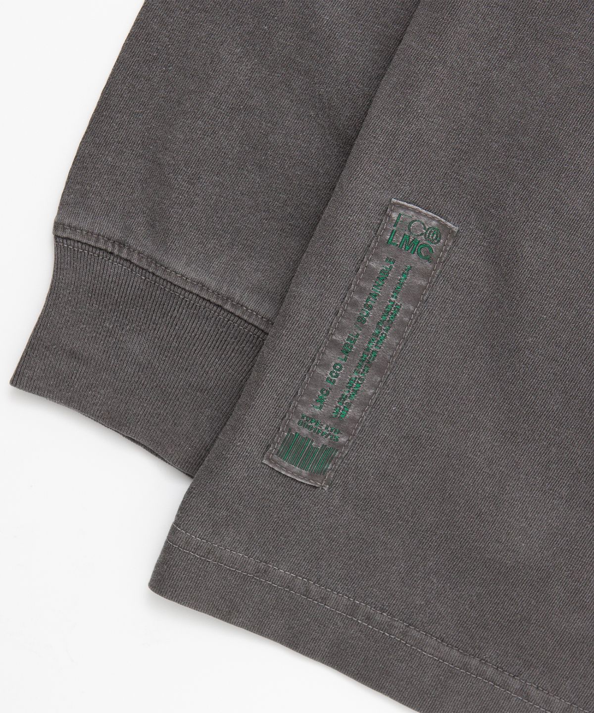 엘엠씨(LMC) LMC ORGANIC DYED LONG SLV TEE charcoal