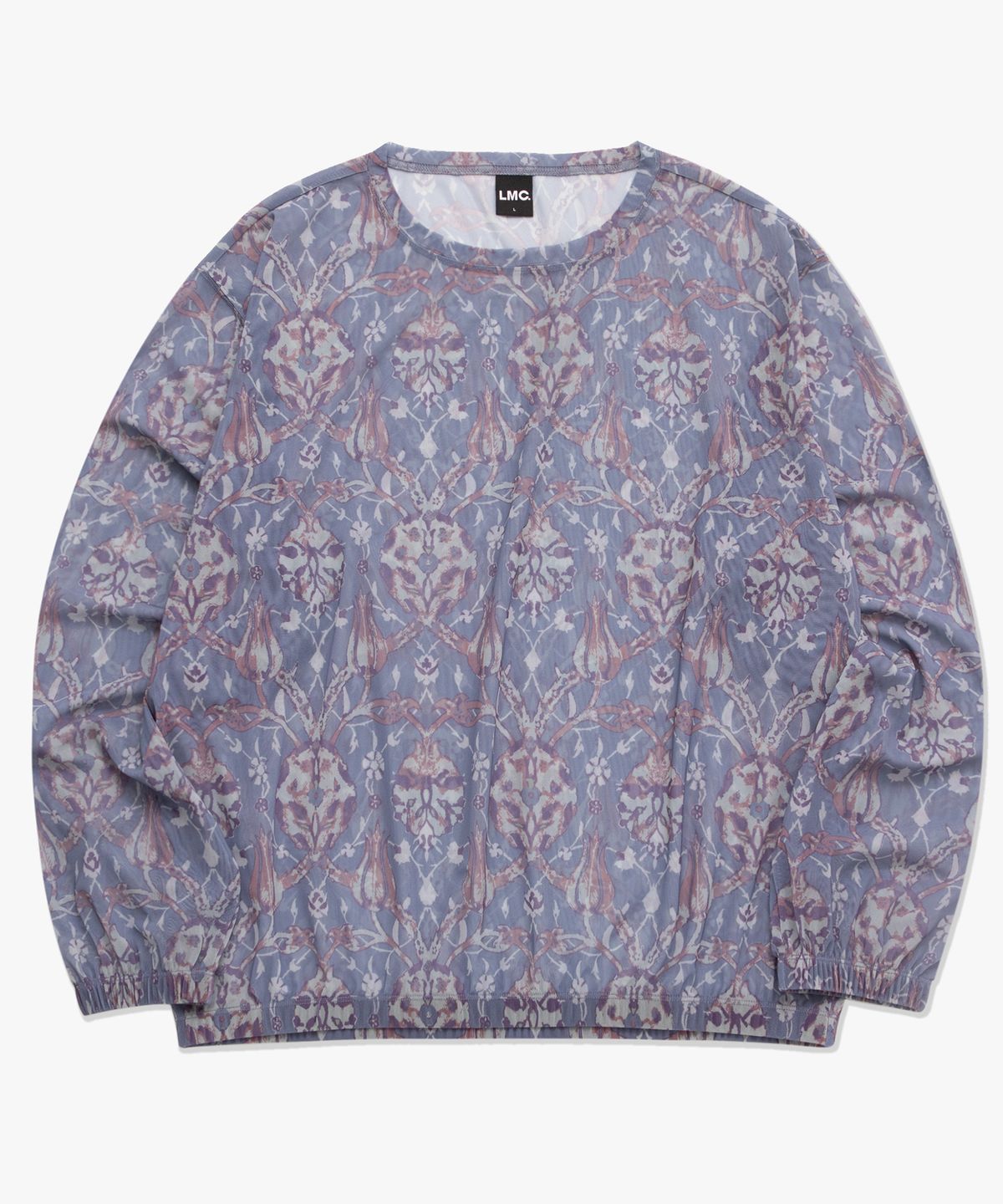 엘엠씨(LMC) LMC DAMASK MESH SWEATSHIRT dark purple