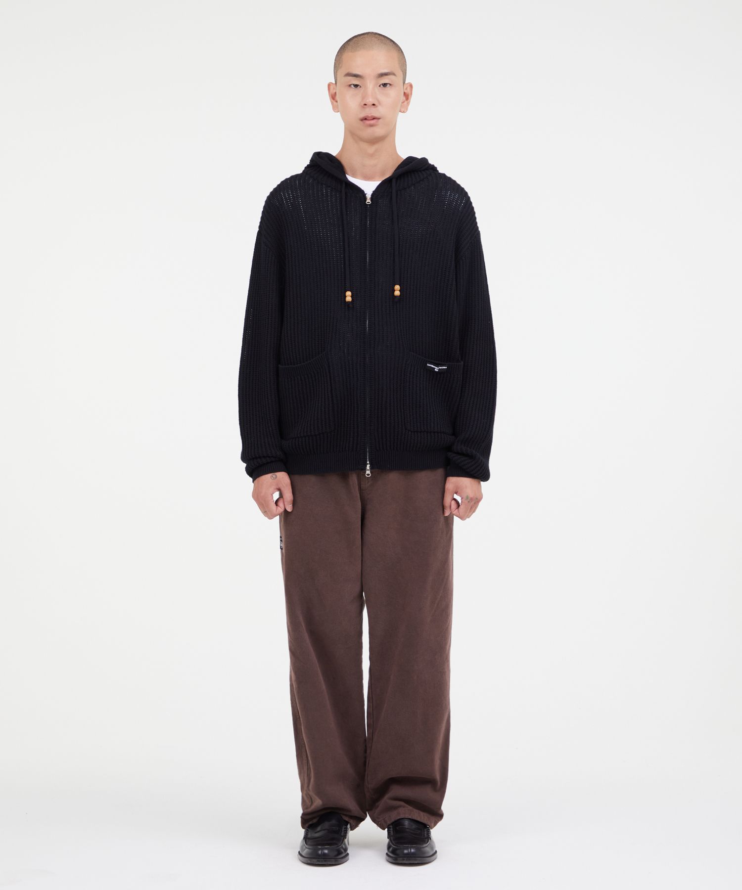 ★2022SS新作★LMC★KNIT ZIP-UP HOODIE MUSINSA | LMC LMC KNIT ZIP-UP HOODIE black