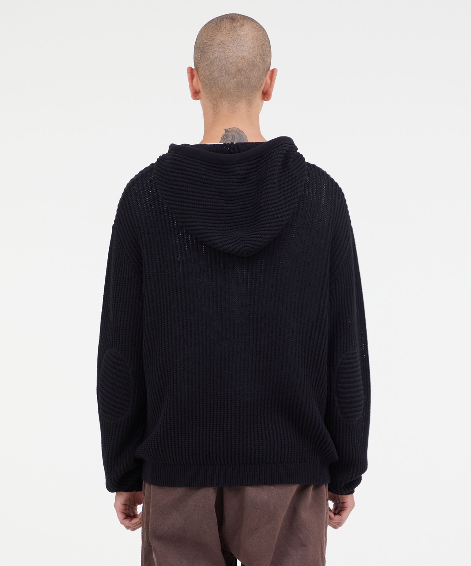 [ LMC ]★LMC KNIT ZIP-UP HOODIE MUSINSA | LMC LMC KNIT ZIP-UP HOODIE black