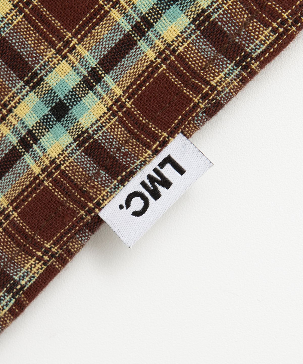 엘엠씨(LMC) LMC PLAID ZIP-UP SHIRT brown