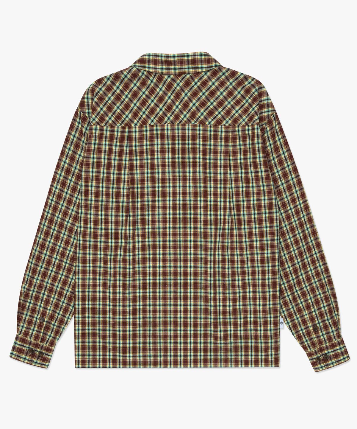 엘엠씨(LMC) LMC PLAID ZIP-UP SHIRT brown