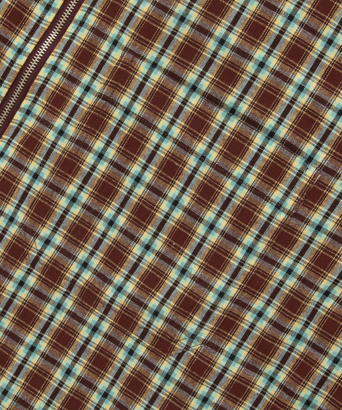엘엠씨(LMC) LMC PLAID ZIP-UP SHIRT brown