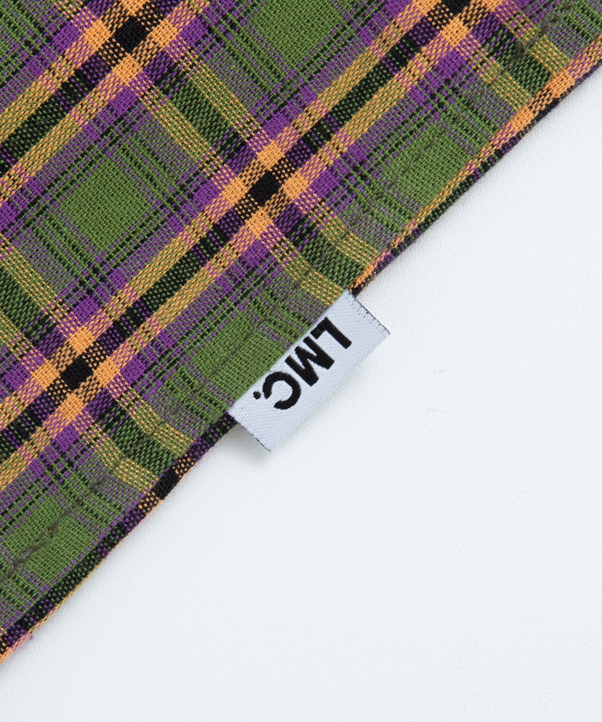 엘엠씨(LMC) LMC PLAID ZIP-UP SHIRT green