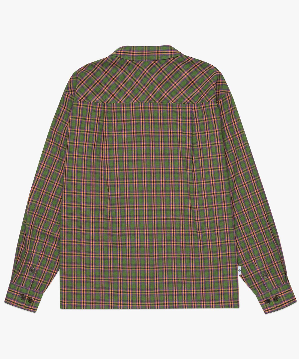 엘엠씨(LMC) LMC PLAID ZIP-UP SHIRT green