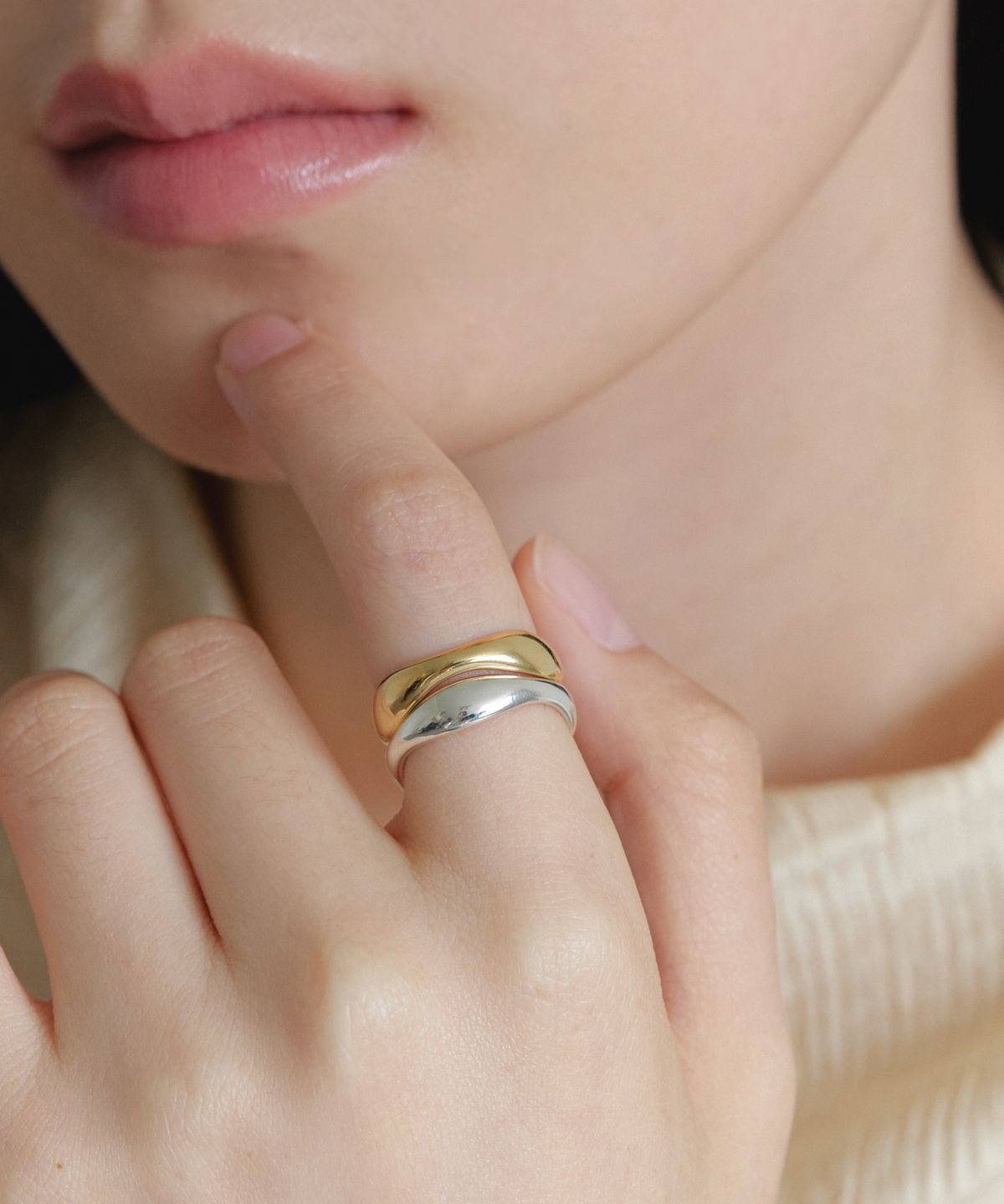 바이위켄드(BYWEEKEND) Wave ring