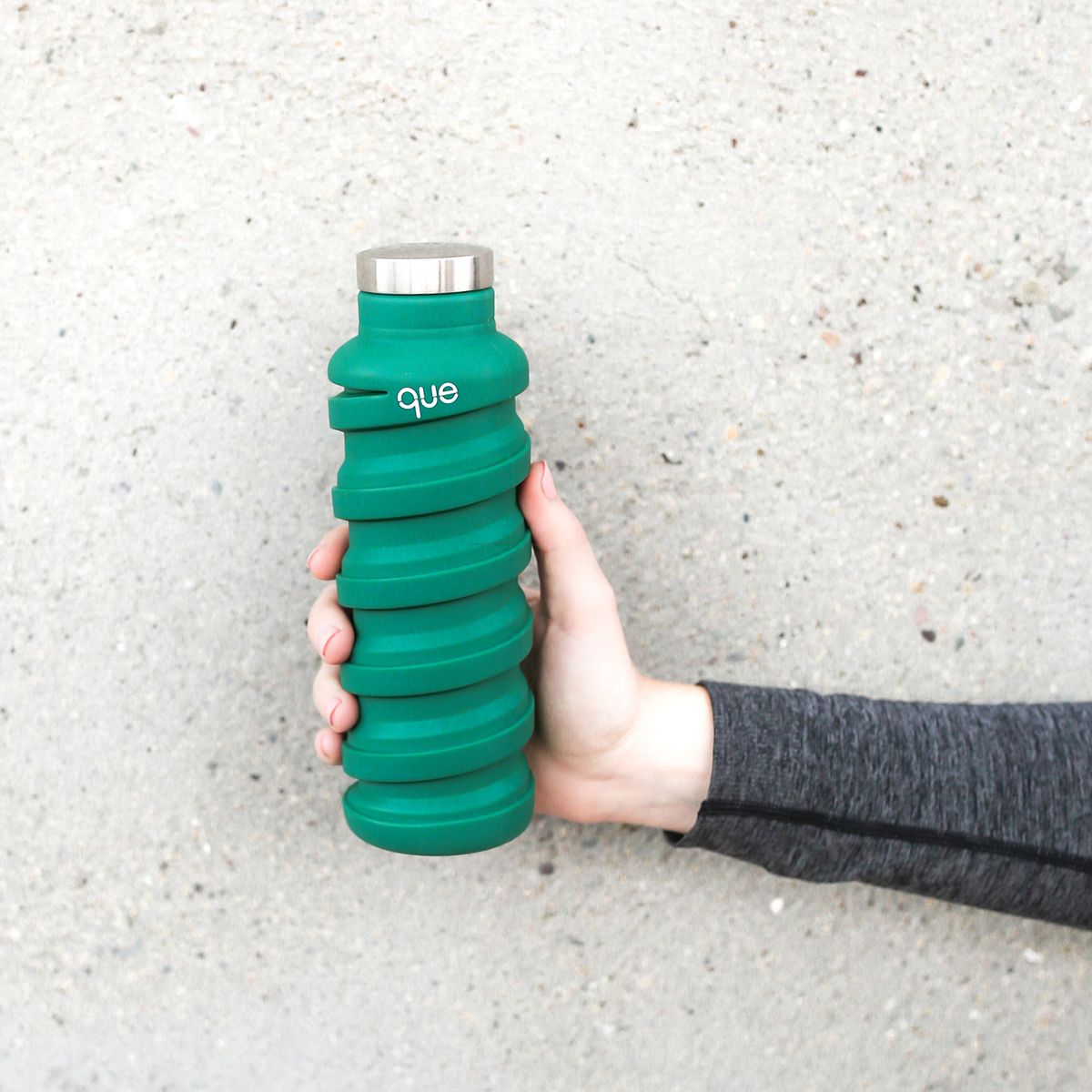 큐보틀(QUE BOTTLE) 접이식 보틀 20oz -203 포레스트 그린