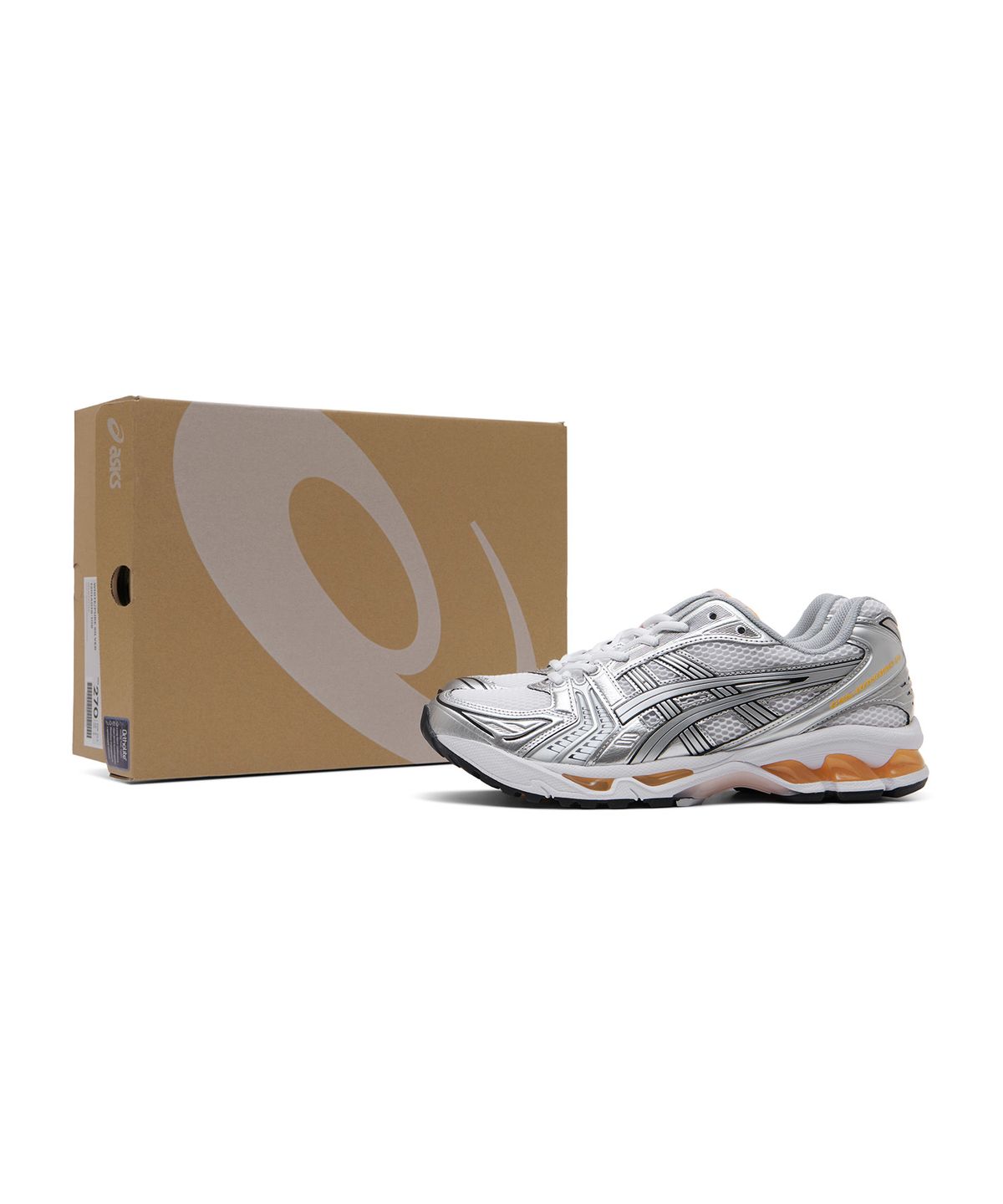 아식스(ASICS) 젤-카야노 14 - 화이트:퓨어 실버 / 1201A019-106