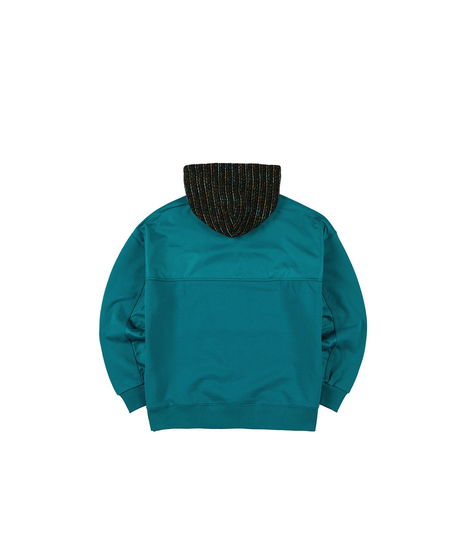 MUSINSA | ANDERSSON BELL fabric contrast hoodie atb687m(GREEN)