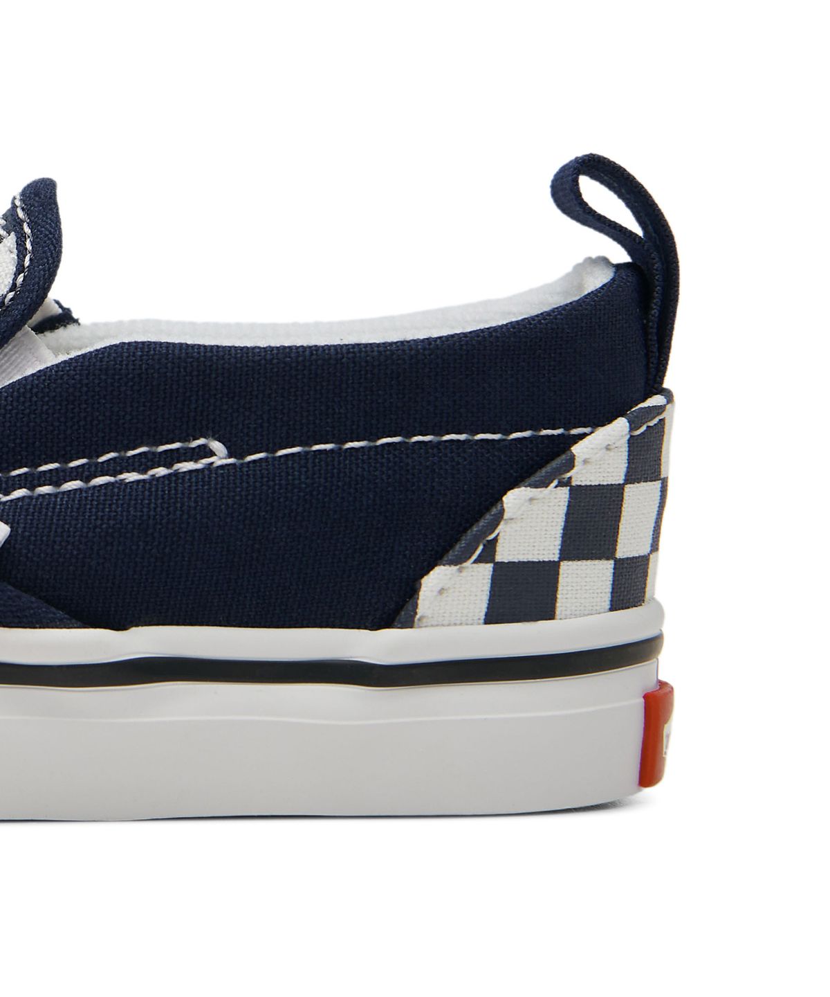 반스 키즈(VANS KIDS) 슬립온 V 토들러 - (체커보드) 파리지엥 나이트:트루 화이트