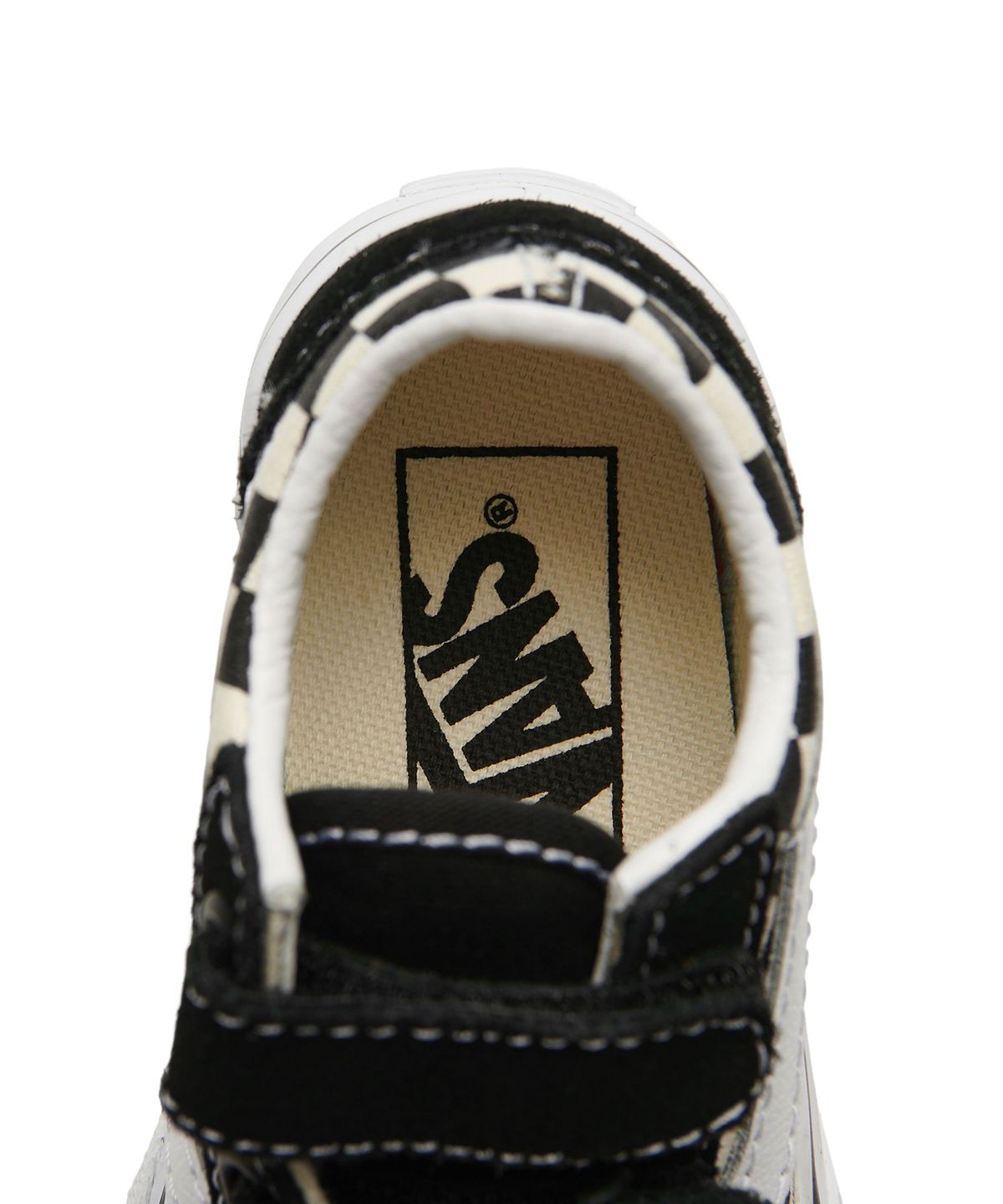 반스 키즈(VANS KIDS) 올드스쿨 V 토들러 - (프라이머리 체크) 블랙:화이트