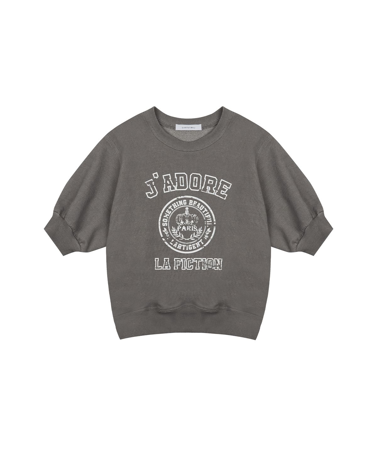 라티젠(LARTIGENT) LY PARIS SWEATSHIRT(CHARCOAL)