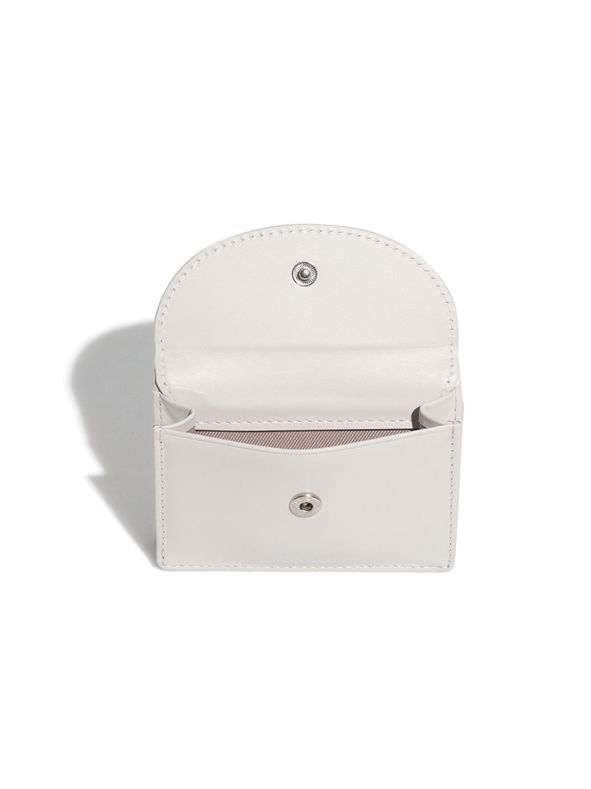 페넥(FENNEC) HALFMOON MINI WALLET - ECRU
