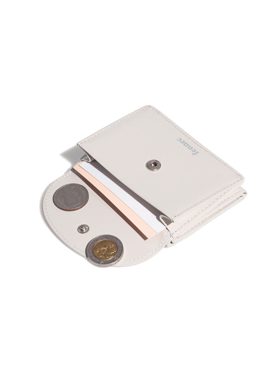 ★Fennec★ HALFMOON MINI WALLET ECRU MUSINSA | fennec HALFMOON MINI WALLET - ECRU