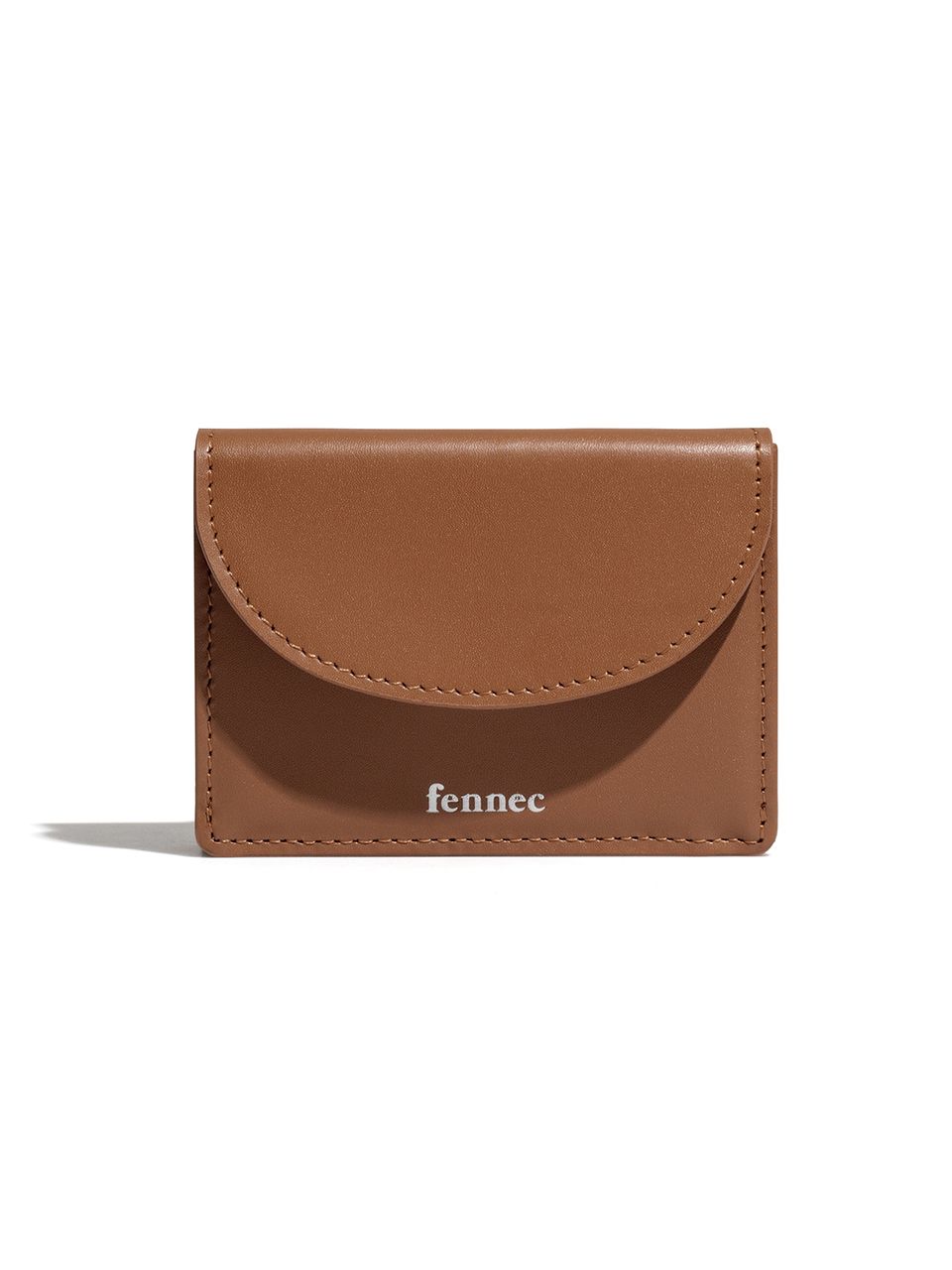 MUSINSA | fennec HALFMOON MINI WALLET - TAN BROWN