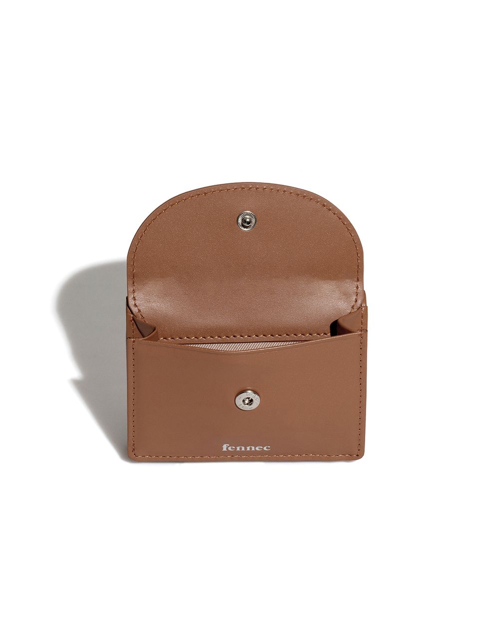 MUSINSA | fennec HALFMOON MINI WALLET - TAN BROWN