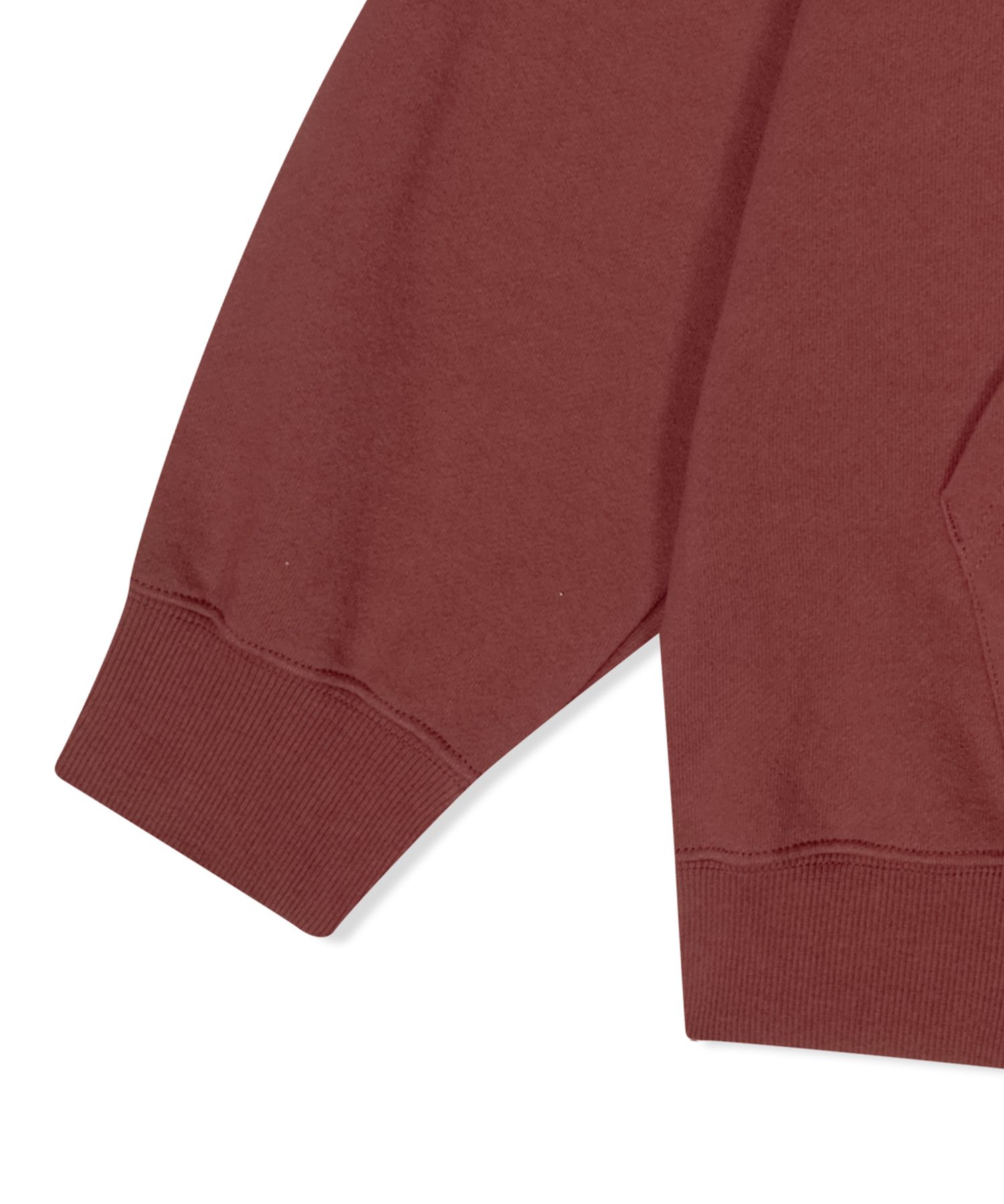 MUSINSA | YESEYESEE C-logo Hoodie Brick Red