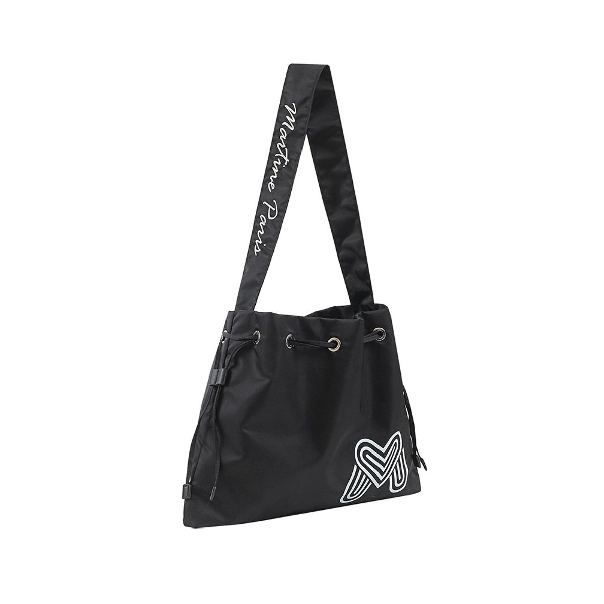 마틴골프(MARTINE GOLF) Bucket Tote Bag_Black