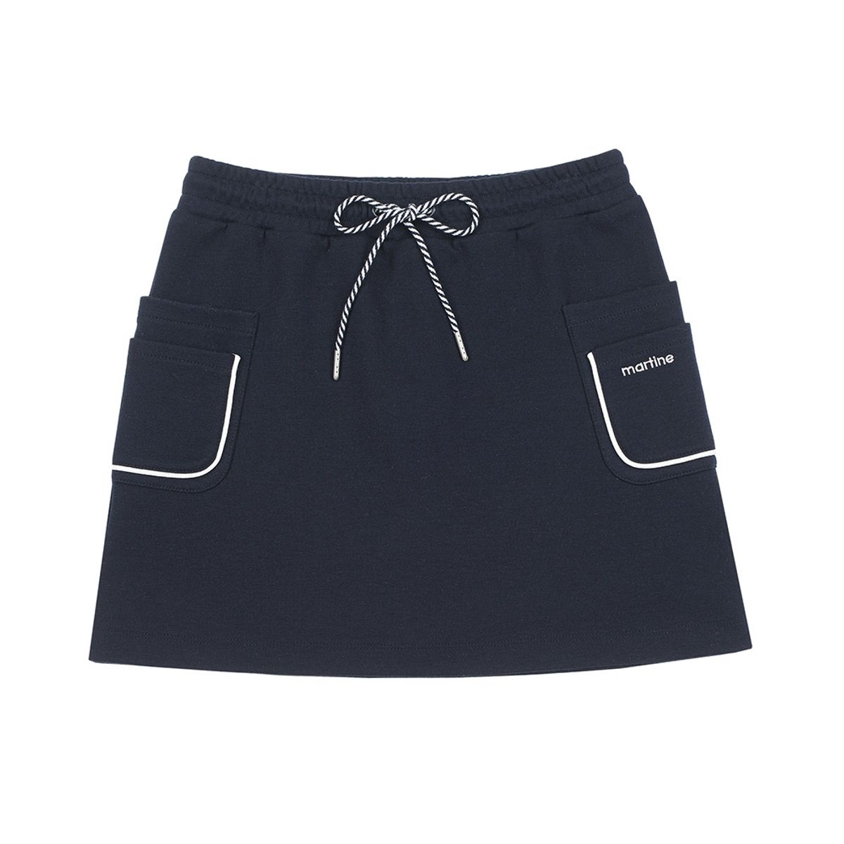 마틴골프(MARTINE GOLF) Pocket Point Sweat Skirt_Navy