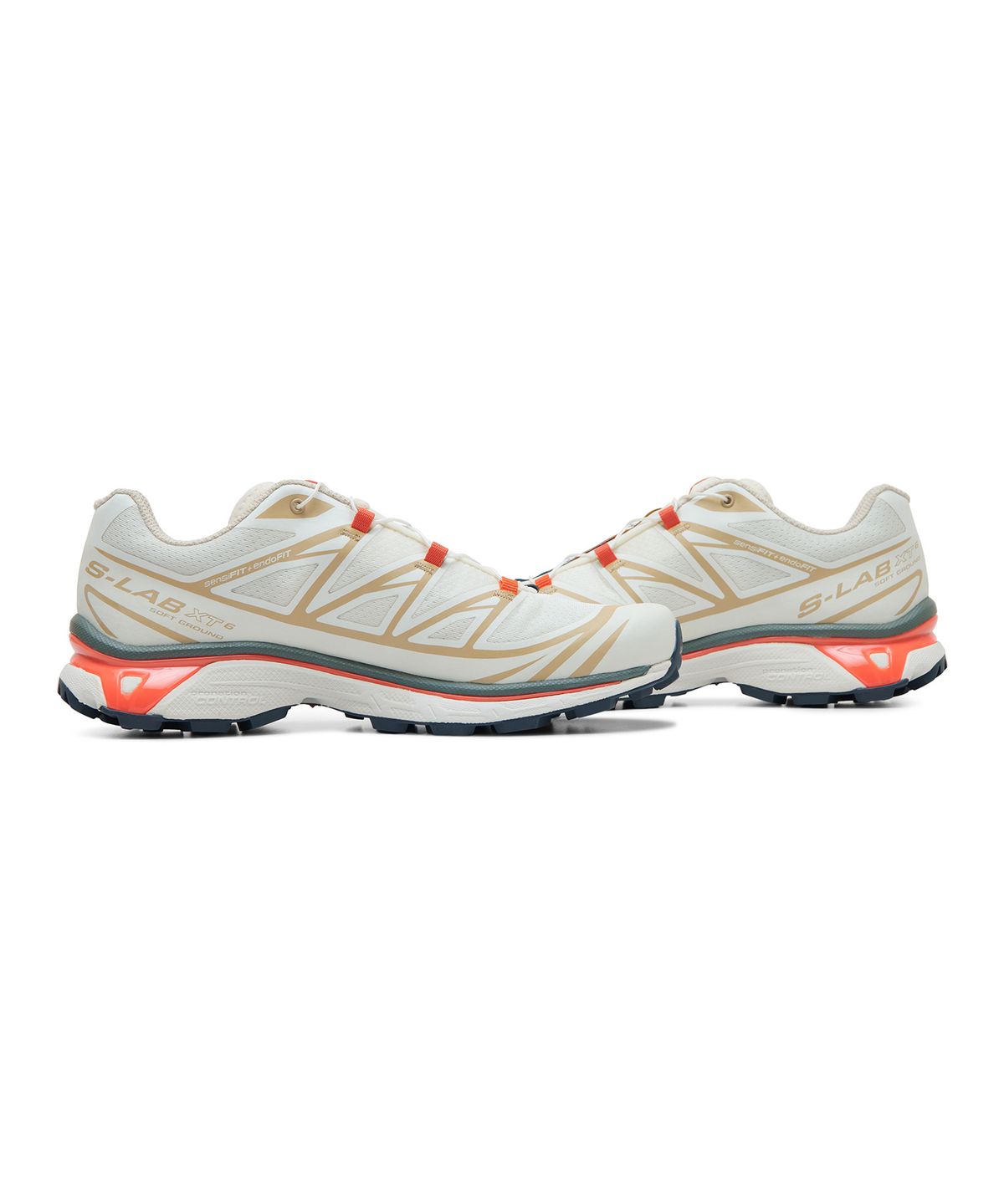 살로몬(SALOMON) XT-6 - 바닐라 아이스:블리치드 샌드:레드 / L41455300