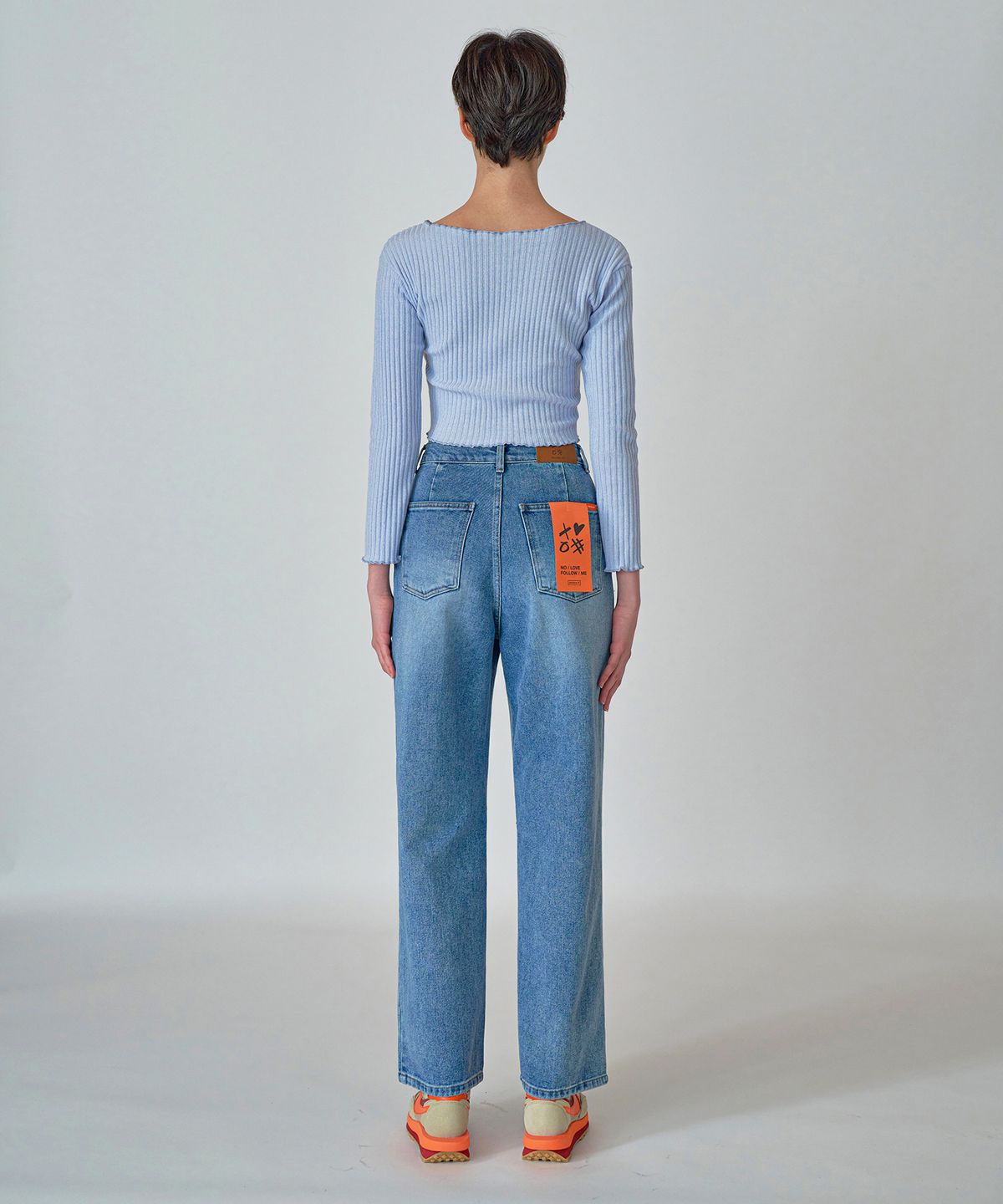 판도라핏(PANDORAFIT) [WIDE] Burst jeans