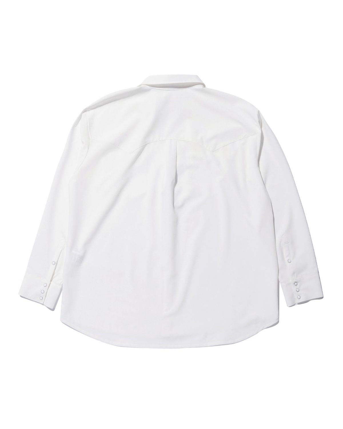 비슬로우(BESLOW) V NECK WESTERN SHIRT WHITE