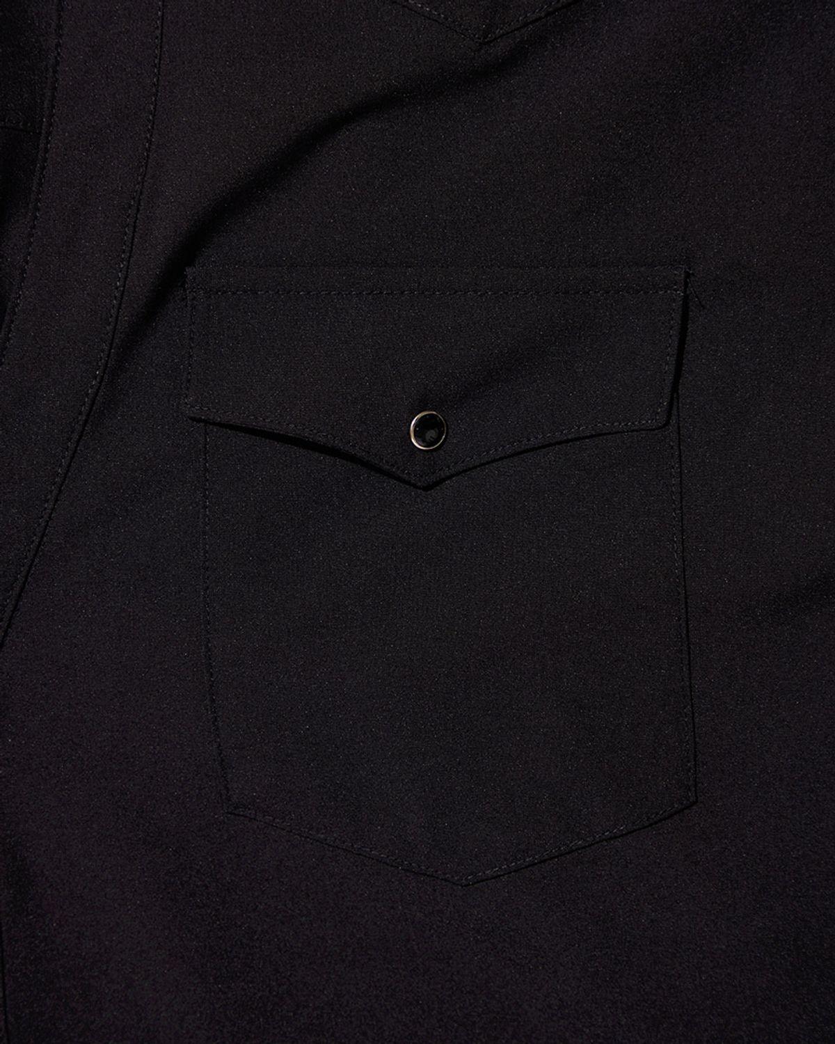 비슬로우(BESLOW) V NECK WESTERN SHIRT BLACK