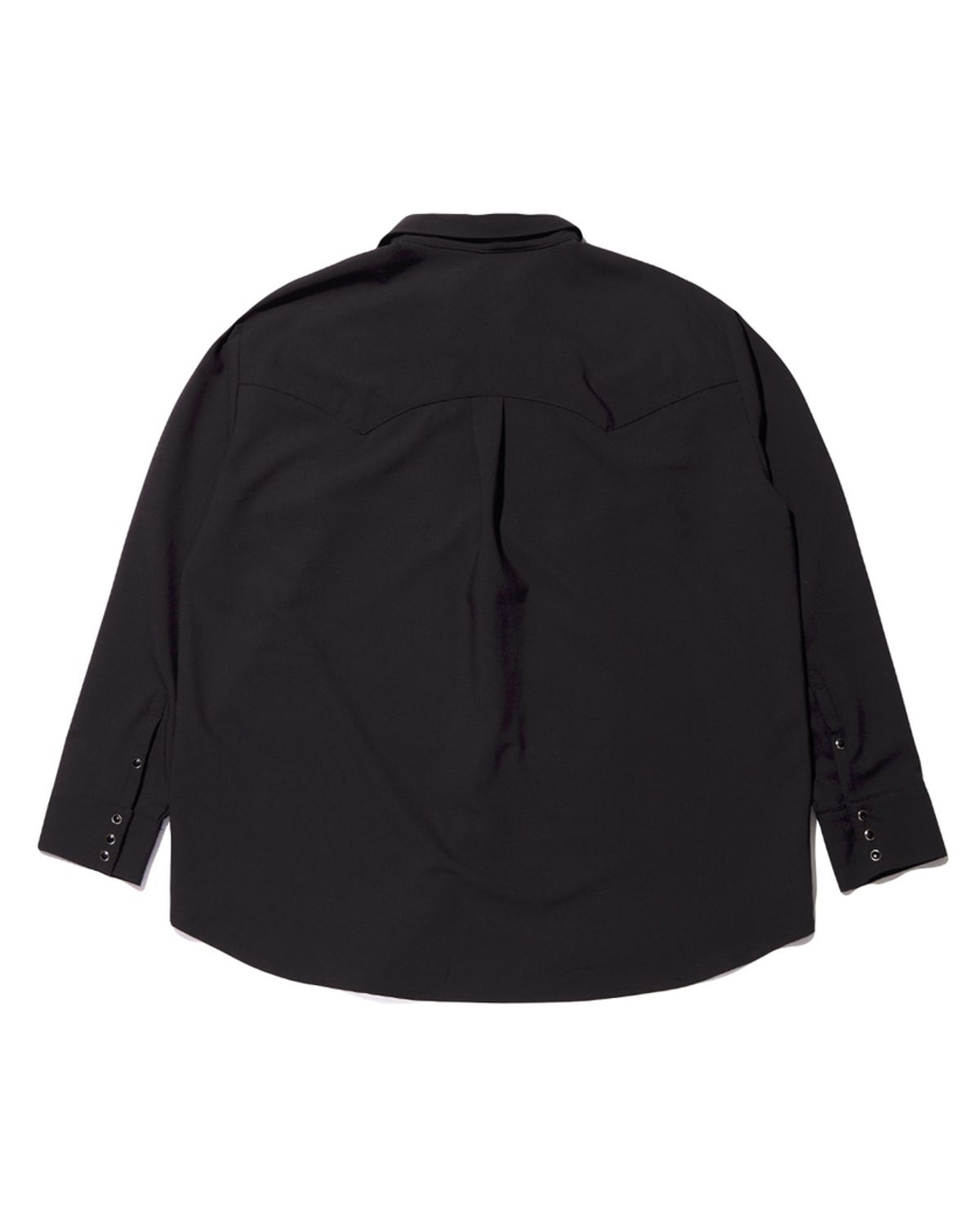 비슬로우(BESLOW) V NECK WESTERN SHIRT BLACK