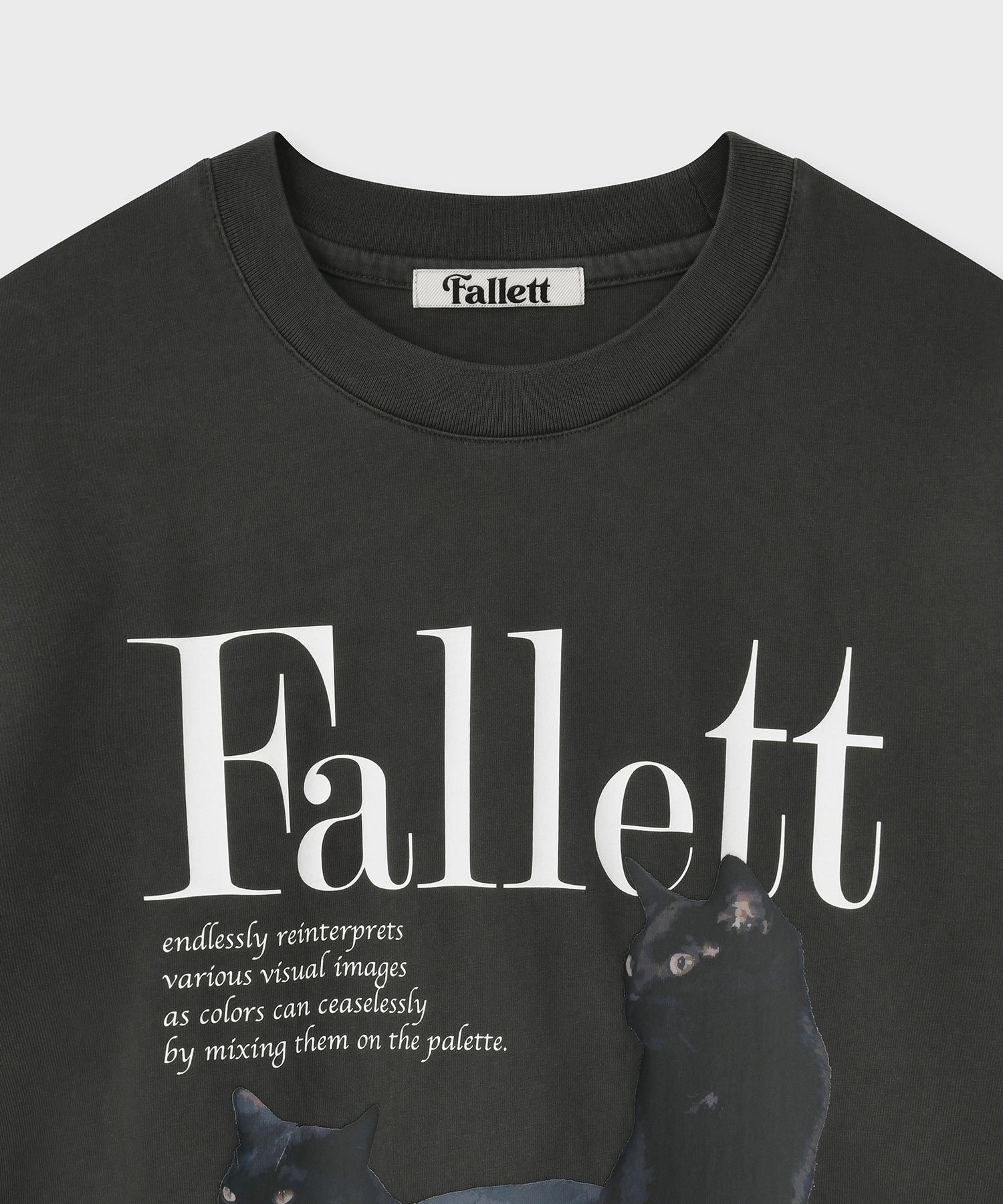 Tシャツ・カットソー [COLN] burn west overfit short sleeve (2c) Cotton-Short-Sleeve-Cropped-