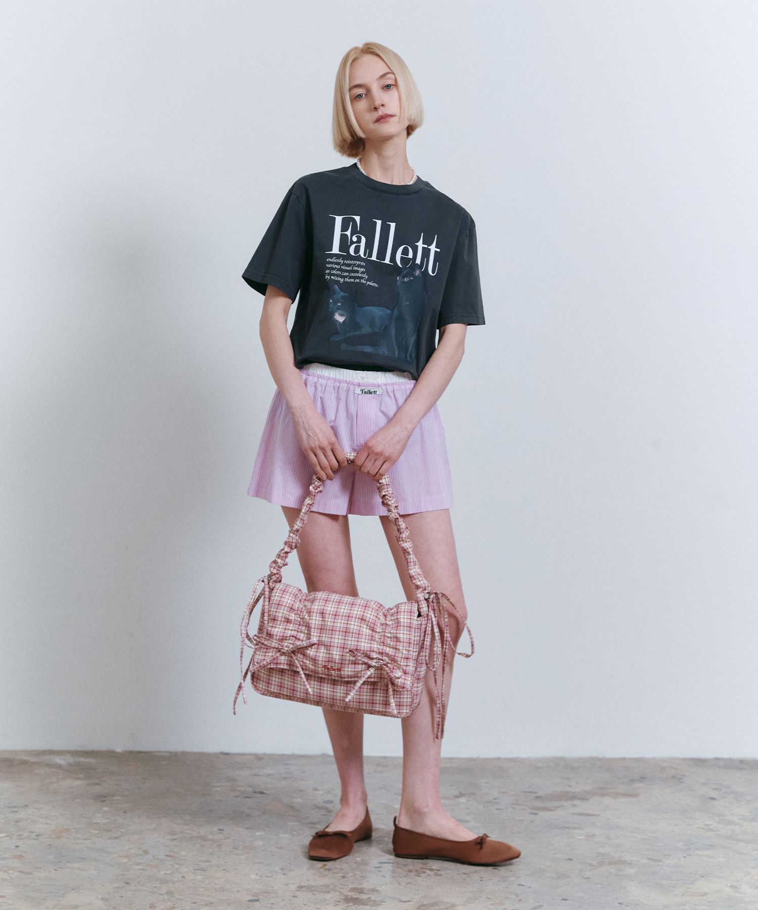 【FALLETT】24SS Nero wappen short sleeve MUSINSA | FALLETT Deux Nero Short Sleeve Tee Pigmented Charcoal