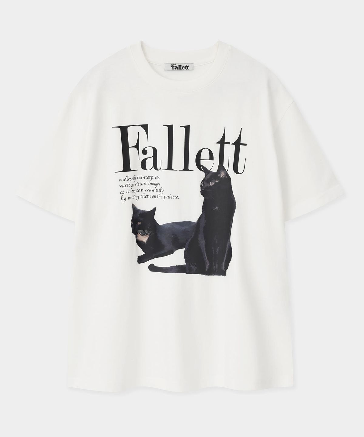 팔렛(FALLETT) 듀스 네로 반팔티 화이트