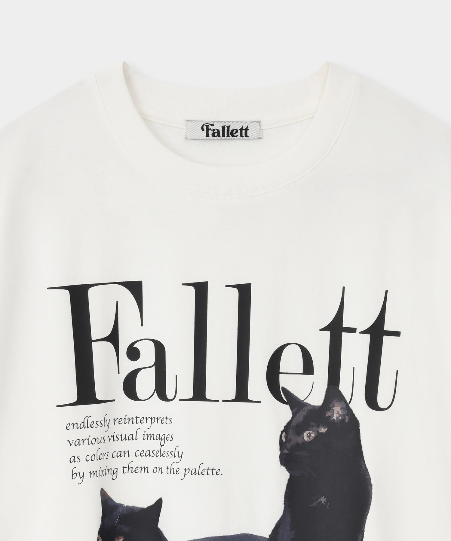 MUSINSA | FALLETT Deux Nero Short Sleeve Tee White
