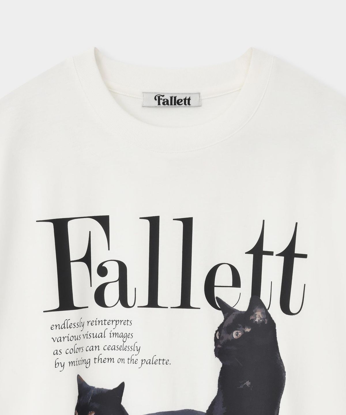팔렛(FALLETT) 듀스 네로 반팔티 화이트