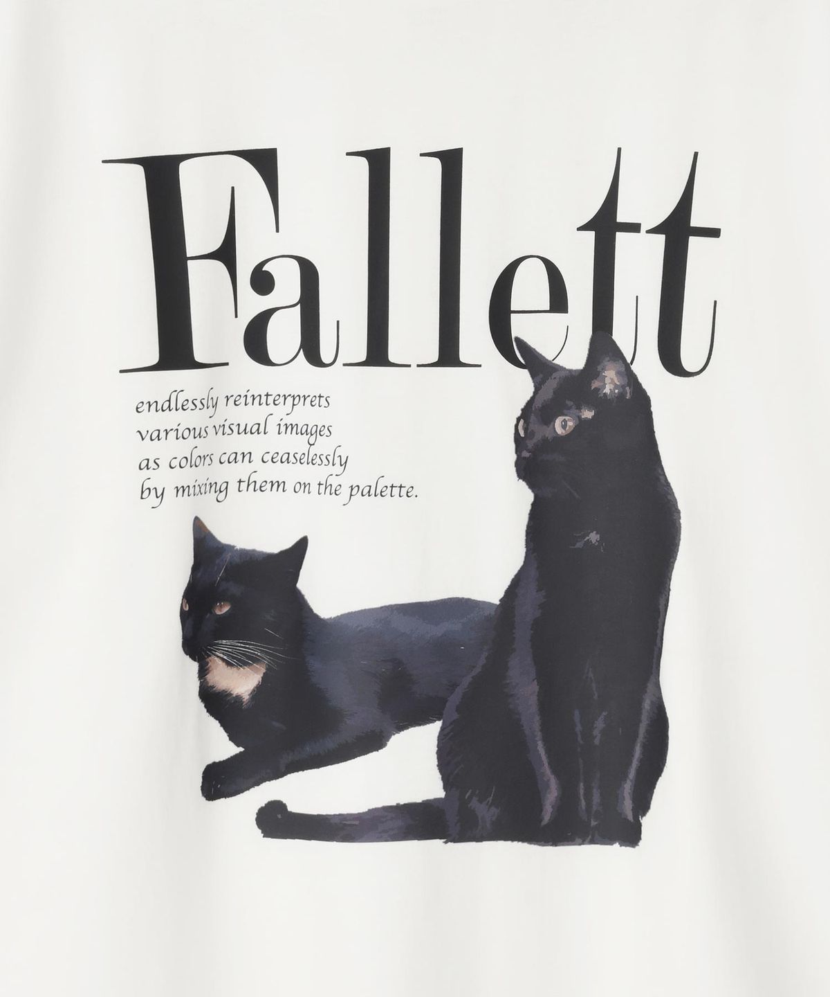 팔렛(FALLETT) 듀스 네로 반팔티 화이트