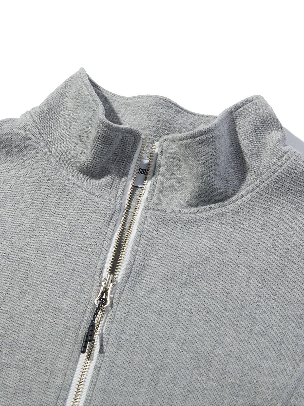 사운즈라이프(SOUNDSLIFE) Active Half Zip Pullover Melange Grey