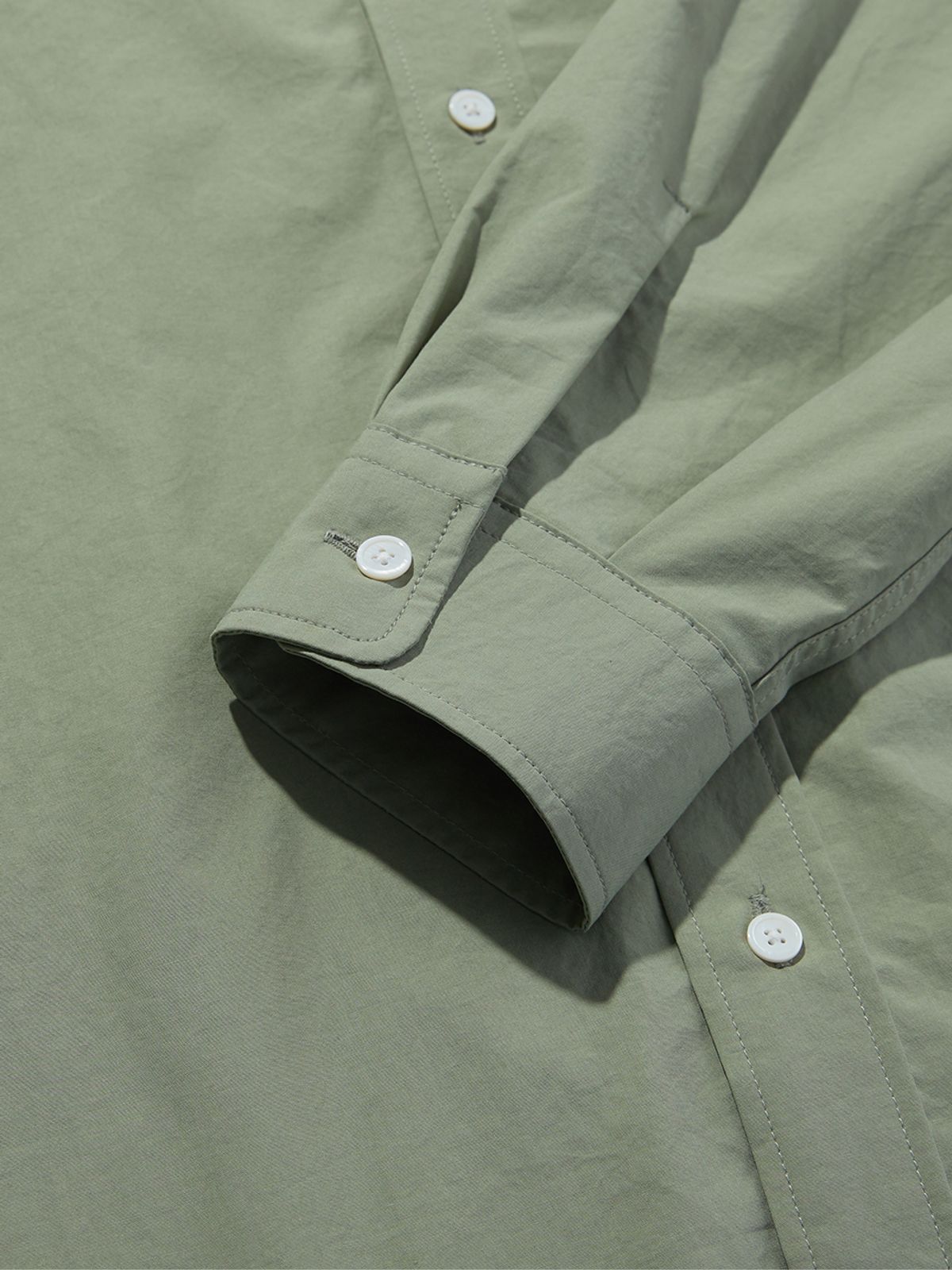 사운즈라이프(SOUNDSLIFE) Side Loop Big Fit Shirt Khaki